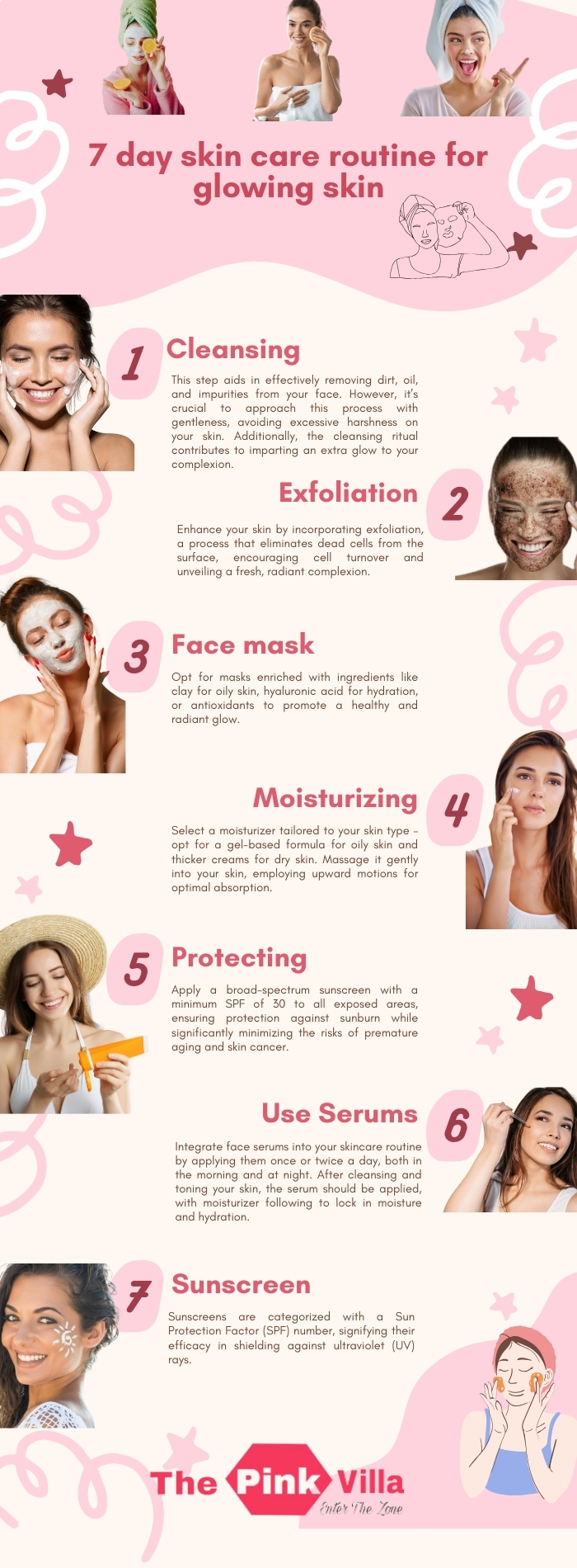 7 day skin care routine for Glowing Skin