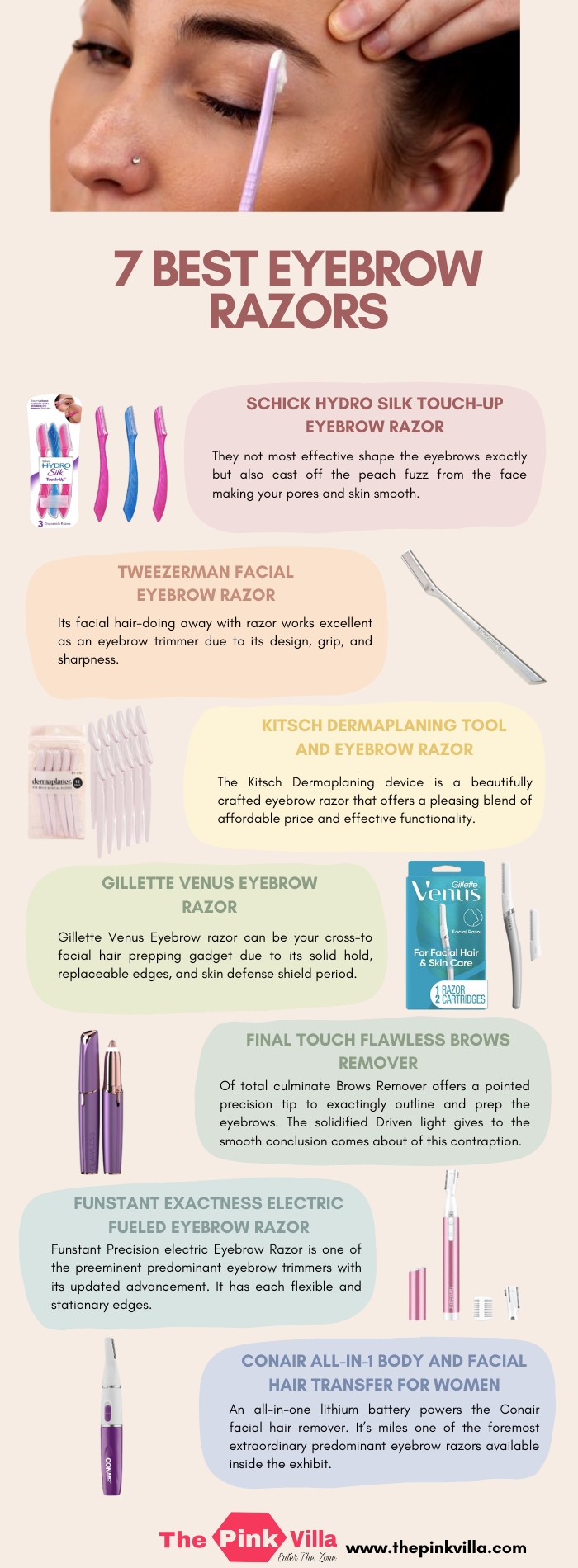 7 Best Eyebrow Razors