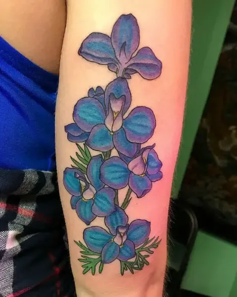 Tattoos of July Birth Flower Botany