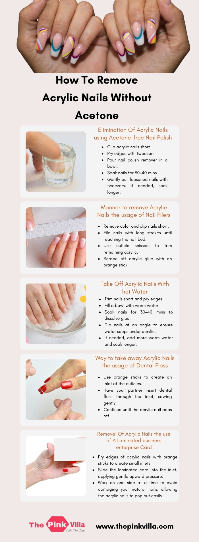 How To Remove Acrylic Nails Without Acetone