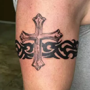 Tribal Cross tatto