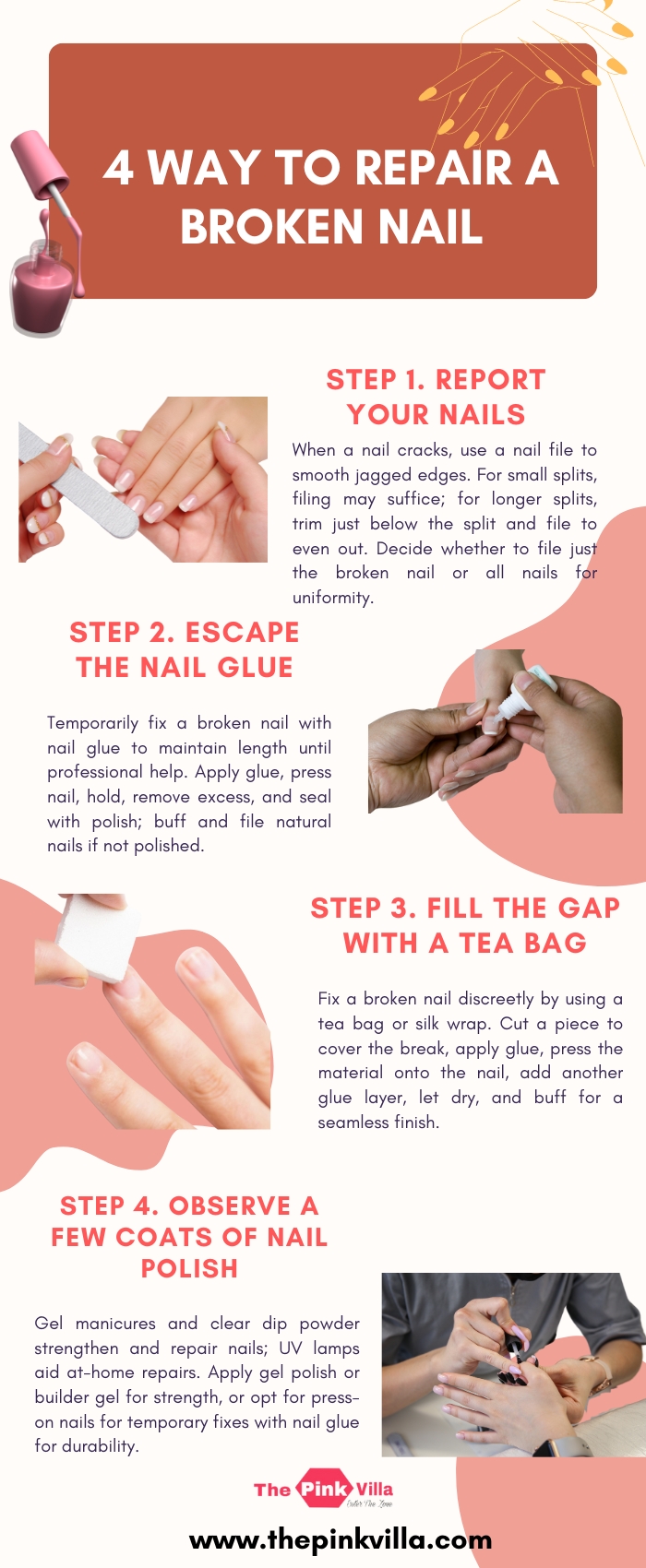 4 way to repair a broken Nail