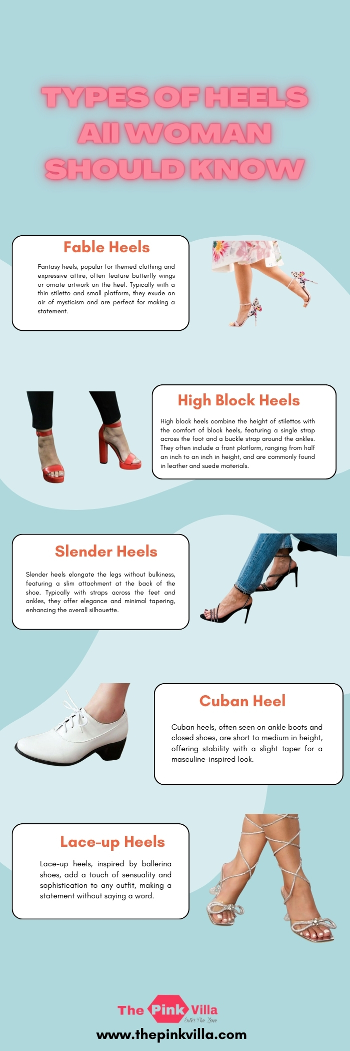 TYPES OF HEELS All WOMAN SHOULD KNOW