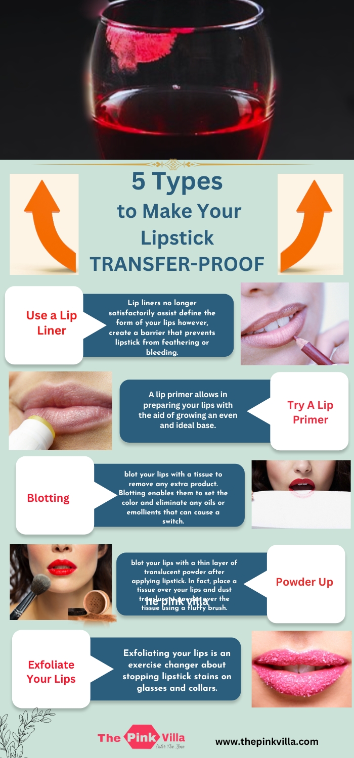 5 Types to make your lipstick transfer-proof