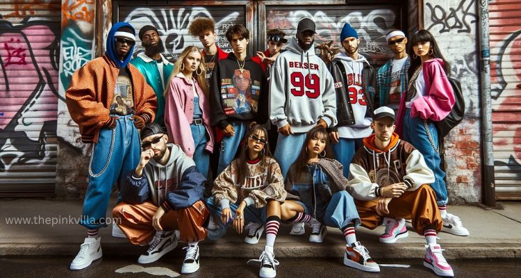 typical outfit of 90s hip-hop ​‍​‌‍​‍‌fashion
