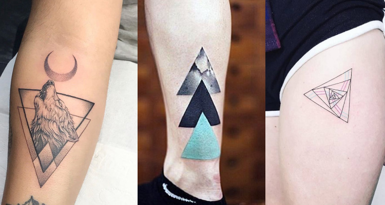 15 Ideas for Triangle Tattoo Designs