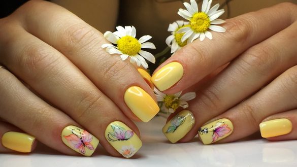 butterfly nails